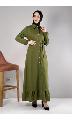 Moda Çizgi Tesettür Elbise