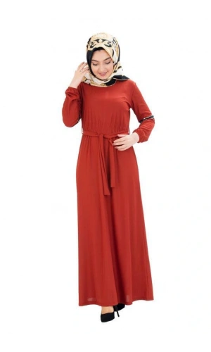 Moda Çizgi Tesettür Elbise