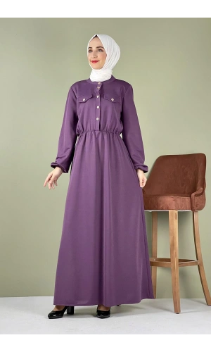 Moda Çizgi Tesettür Elbise