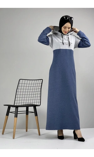 Moda Çizgi Tesettür Elbise