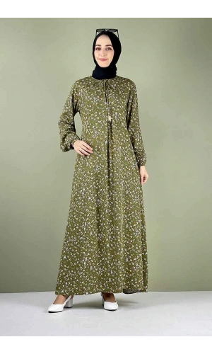 Moda Çizgi Tesettür Elbise