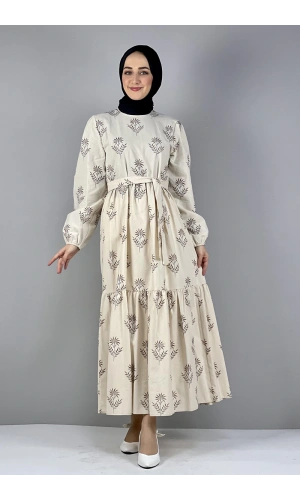 Moda Çizgi Tesettür Elbise