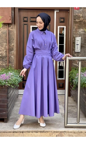 Moda Çizgi Tesettür Elbise