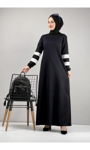 Moda Çizgi Tesettür Elbise