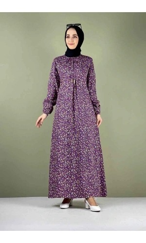 Moda Çizgi Tesettür Elbise