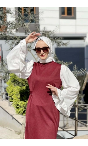 Moda Çizgi Tesettür Elbise