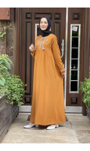 Moda Çizgi Tesettür Elbise