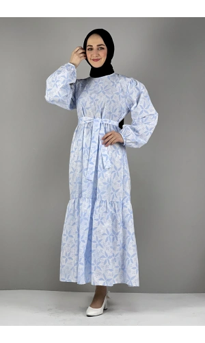 Moda Çizgi Tesettür Elbise