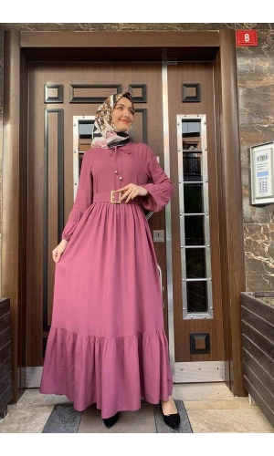 Moda Çizgi Tesettür Elbise