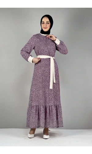 Moda Çizgi Tesettür Elbise