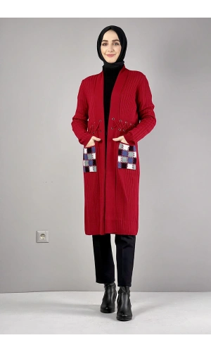 Moda Çizgi Triko Hırka