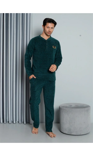 Moda Çizgi WelSoft Polar Erkek Pijama Takımı 6826