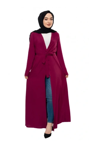 Moda Çizgi Yakalı Yelek