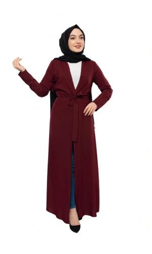 Moda Çizgi Yakalı Yelek