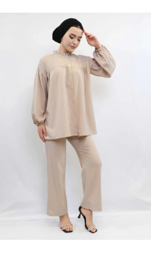 Moda Çizgili Robalı İkili Takım Taş