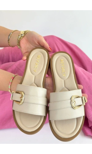 Orja Bej Cilt Terlik