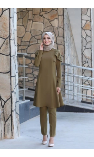 Pelerinli Takım Elbise mc0034 Haki
