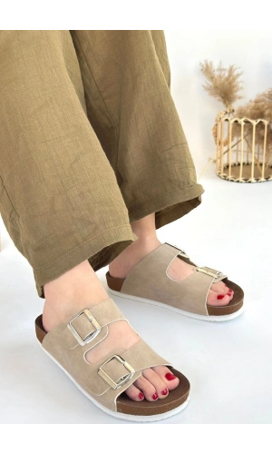 Rıno Ten Nubuk Terlik