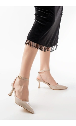 ST-004 Ten Rugan Günlük 7 cm Topuklu Bayan Ayakkabı