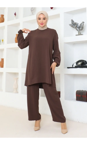 Takım elbise koyu kahverengi 103