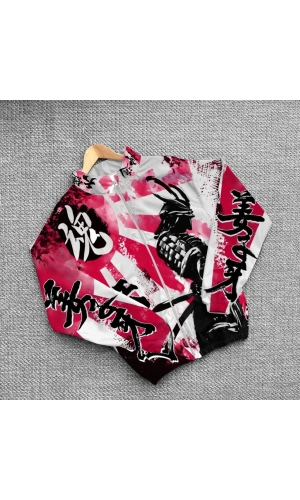 Unisex Dijital Baskılı Paraşüt Rüzgarlık - Renkli