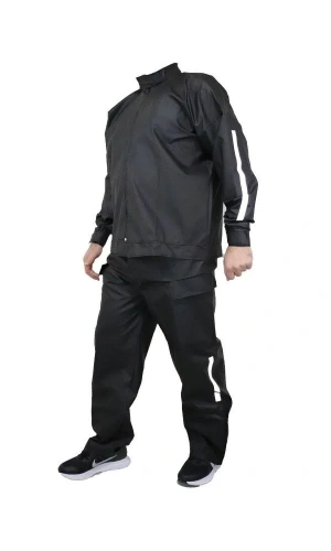 Yağmurluk Takım (Bahçıvan Tipi Askılı Pantolon Ve Mont) - Siyah