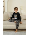 Kapitex 7101 Erkek Çocuk Uzun Kol Pijama Takımı