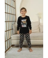 Kapitex 7101 Erkek Çocuk Uzun Kol Pijama Takımı