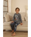 Kapitex 7114 Erkek Çocuk Uzun Kol Pijama Takımı