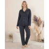 Boyraz 0205 Kadın Sandy Patlı Uzun Kol Pijama Takımı