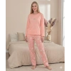 Boyraz 0281 Kadın Sandy Soft Uzun Kol Pijama Takımı