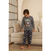 Kapitex 7114 Erkek Çocuk Uzun Kol Pijama Takımı