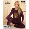 Mihra 19104 Kadın Uzun Kol Pijama Takımı