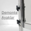 4 Çerçeveli Bal Süzme Makinesi Dadant Manuel AISI 304