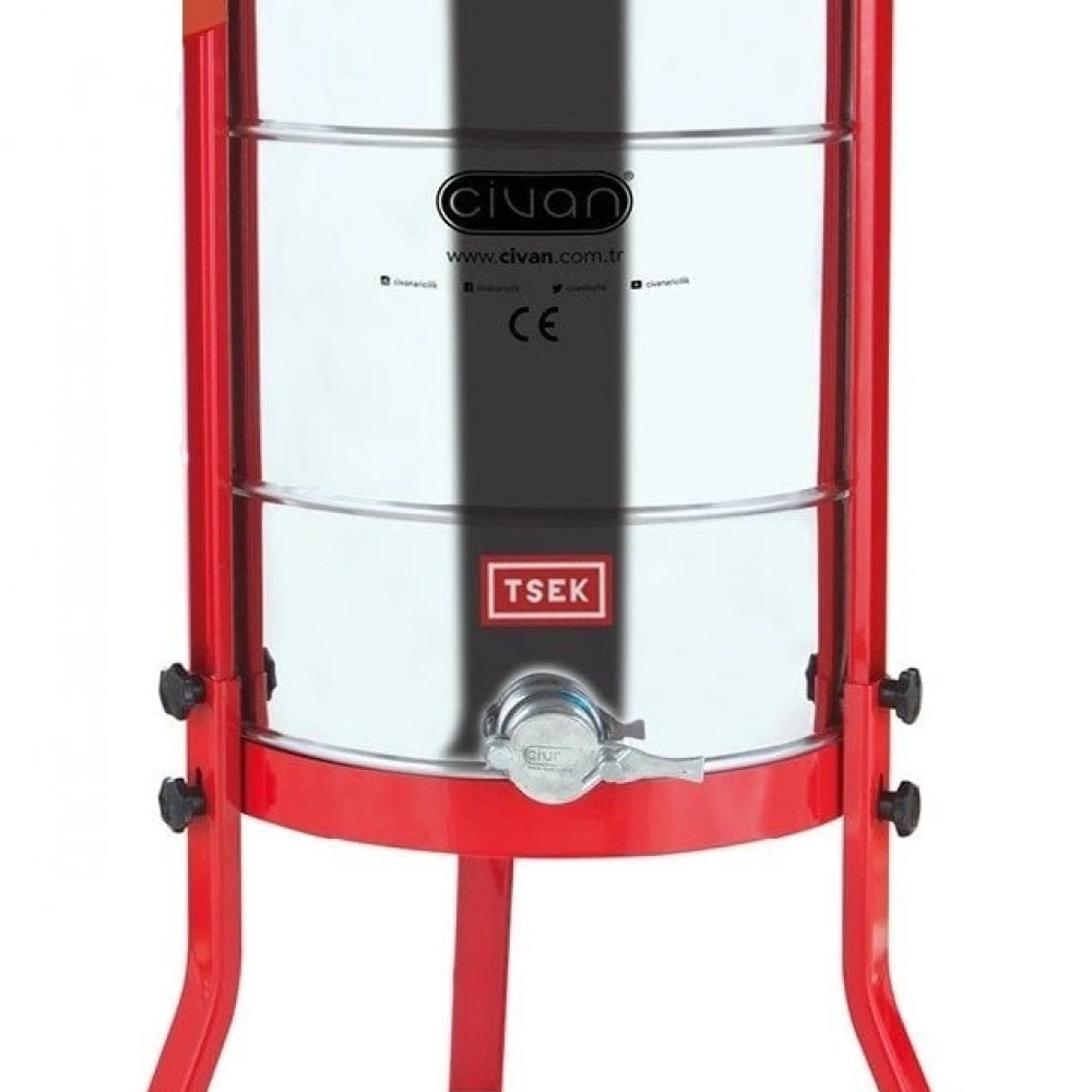 40034 4 Lü Langstroth, 304, Motorlu (12/230v - 100w) Bal Süzme Makinesi