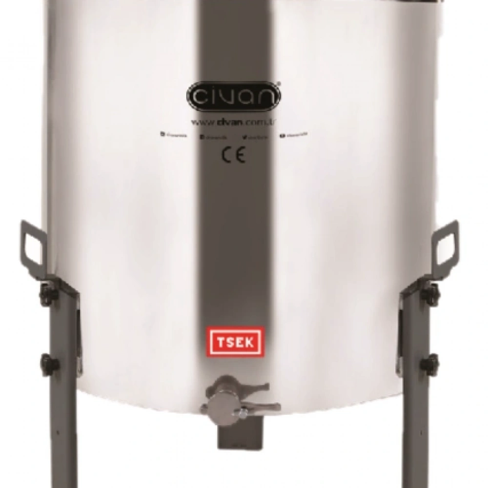 40067 8 Li Langstroth, Yatarlı, 430, Devir Kontrollü Motorlu (230v - 250w) Bal Süzme Makinesi
