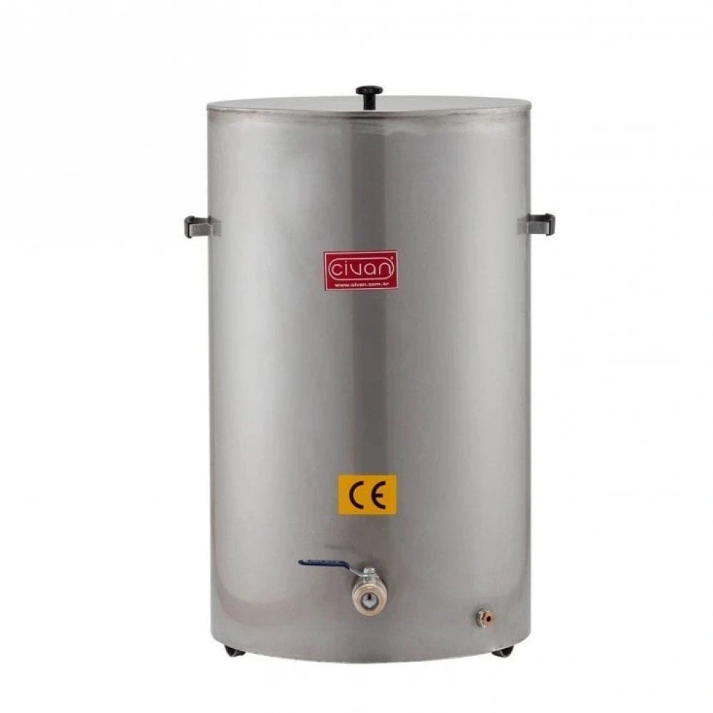 50064A 8 Tenekelik (200Kg - 150Lt) Eritme / Dinlendirme Kazanı (304)