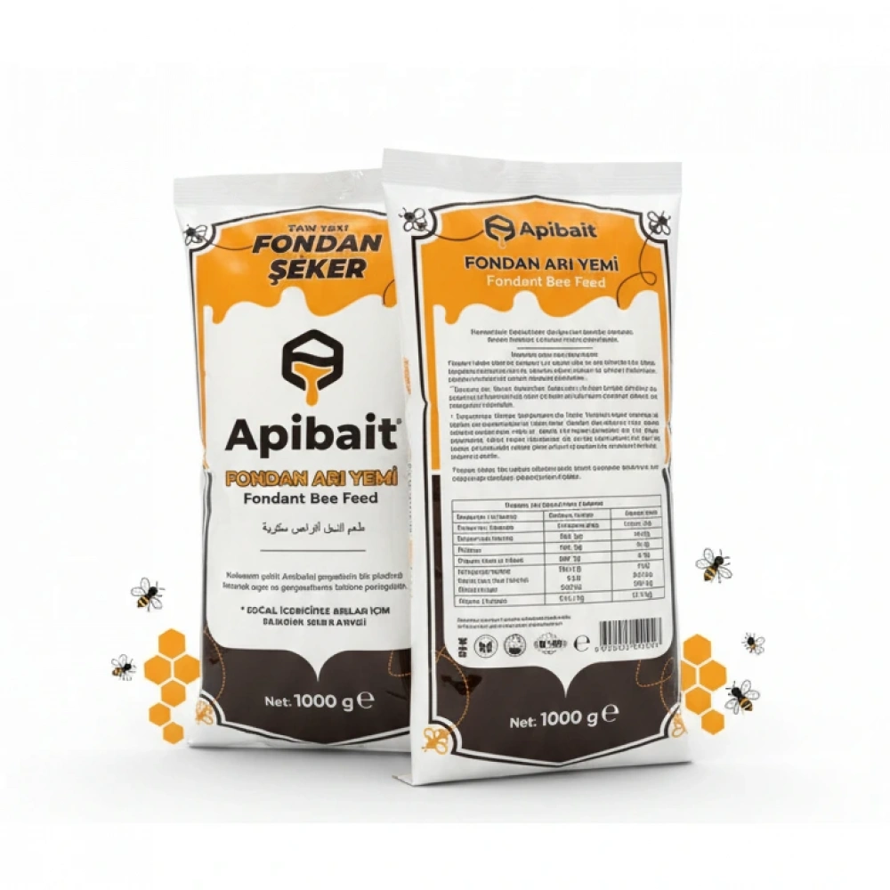 Fondan Arı Yemi (Şeker - Arı Keki) - 1 KG
