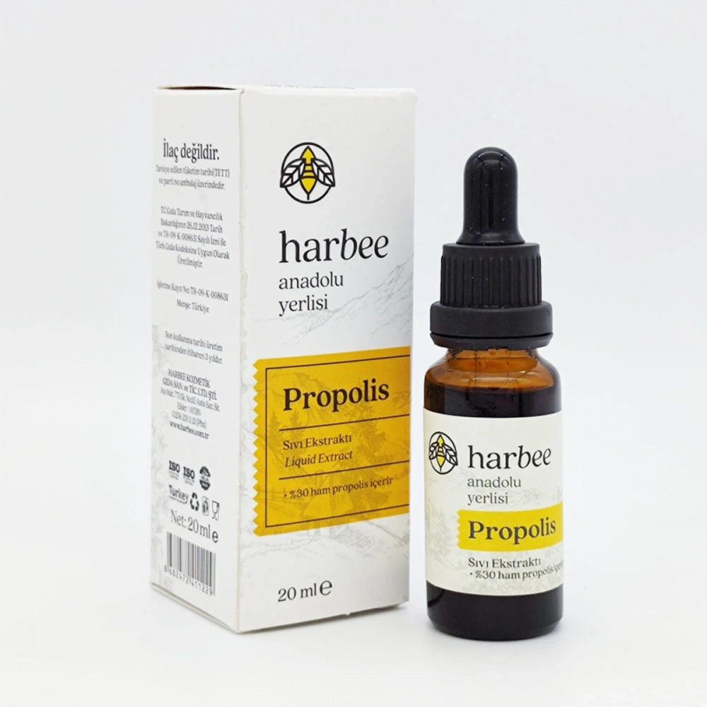 Propolis Damla 20ml %30 Ham Propolis Bağışıklık Desteği %100 Doğal - Harbee
