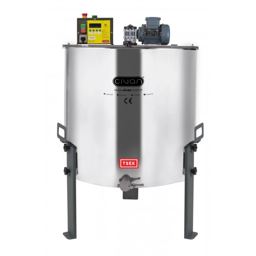 40058ax 6lı Motorlu Yatarlı Bal Süzme Makinesi (kontrol Programlı) (304) (cep Telefonu İle Programlanabilme)