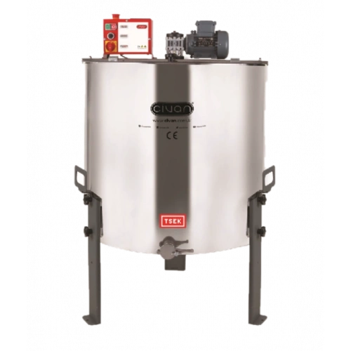 40067a 8 Li Langstroth, Yatarlı, 430, Zaman Ayarlı Motorlu (230v - 250w) Bal Süzme Makinesi