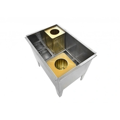 50052 8 Tenekelik Teneke Halde Eritme Kazanı- TEK CİDARLI