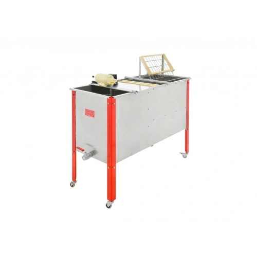 50402 İkisi Bir Arada: 4lü Motorlu Bal Süzme Makinesi ve Sır Alma