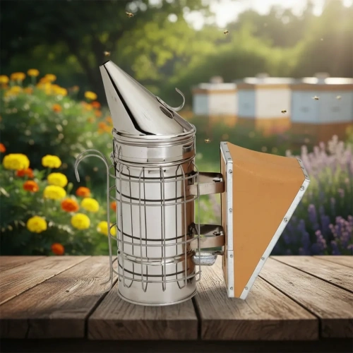 Körük - Paslanmaz Deri - Kafesli - Büyük Boy