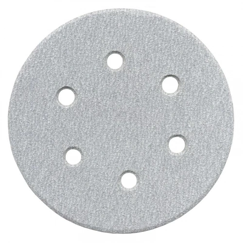 Alüminyum Oksit Cırtlı 6 Delikli Disk Zımpara 150 Mm 240 Kum