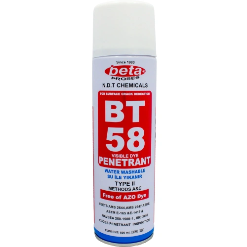 BT-58 Water Washable Visible Penetrant