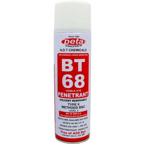 BT-68 Penetrant Sprey (Kırmızı)