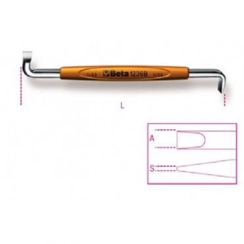 Düz Z Tornavida 1236b 1x5,5