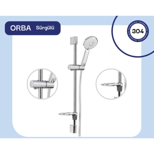 Fomaart Orba Sürgülü Duş Seti