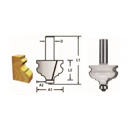 Freze Bıçağı 12x28.6 Mm